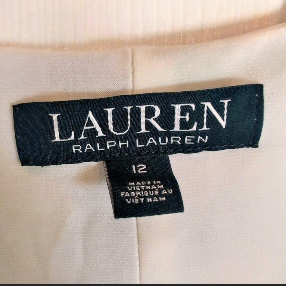 Lauren Ralph Lauren floral faux wrap dress puff bubble‎ sleeves new with tags - Picture 6 of 7